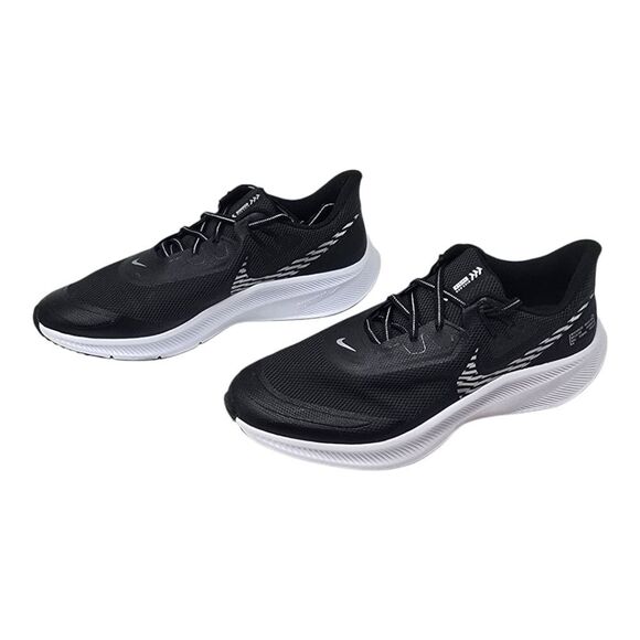 Nike Quest 3 Shield Black Metallic Silver Running Shoe CQ8894 001 Men's Sizes 13 - Picture 6 of 8